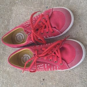 Livie & Luca Unisex Red Reeve Eco Canvas Sneakers